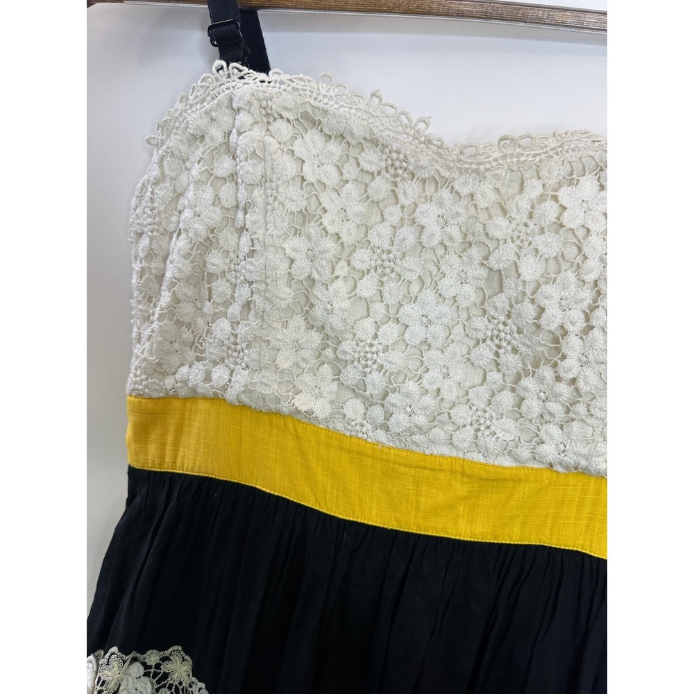 Anthropologie Floreat Dandelion Wish Dress Size 8 Lined Cotton Pockets *Flawed - Picture 6 of 16